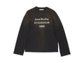 Acne Studios Logo Long Sleeve T-shirt Faded Black