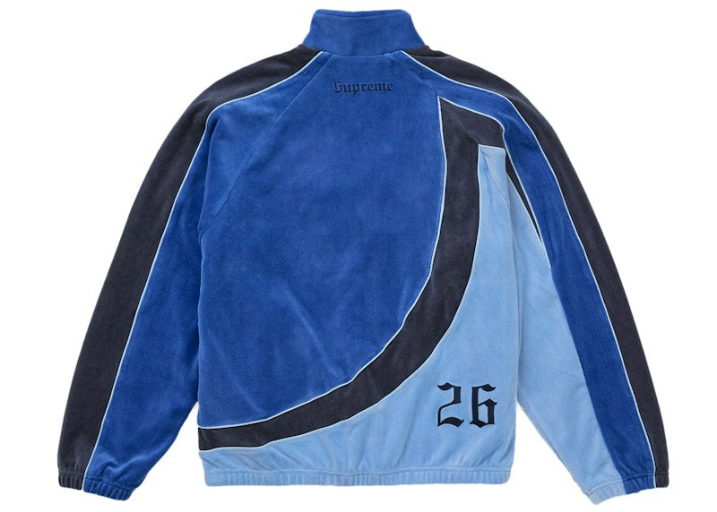 Supreme Umbro Velour Track Jacket Blue