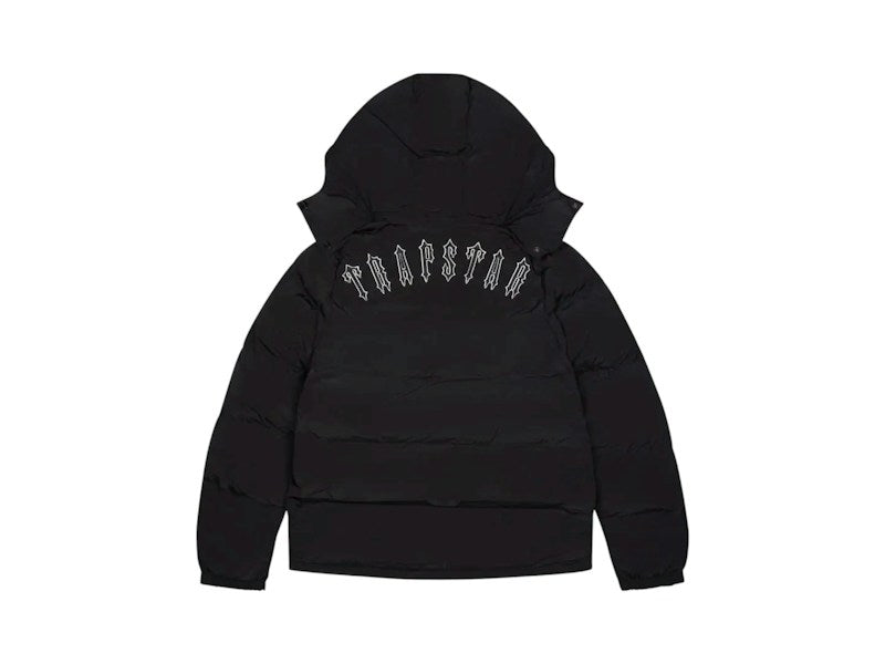 Trapstar Irongate Detachable Hooded Puffer Jacket Black