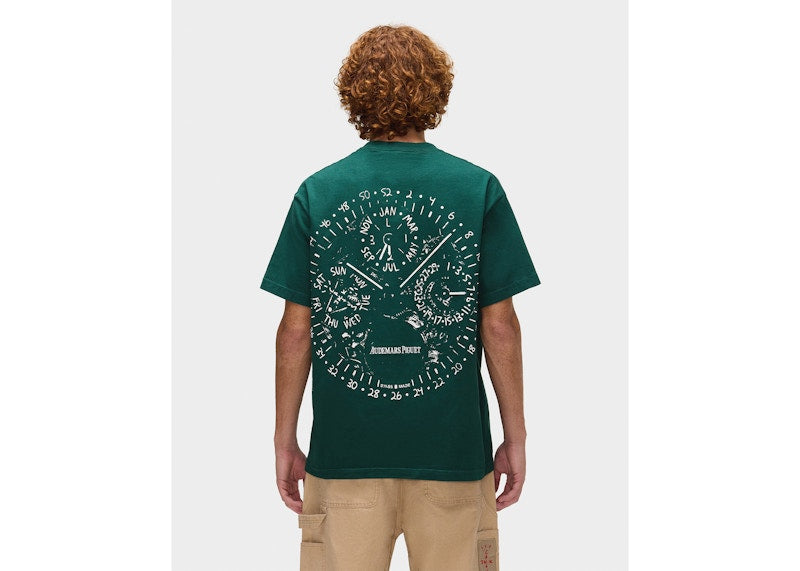 Travis Scott CJ x Audemars Piguet Watch Face Tee Green