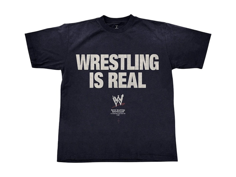 Travis Scott Wrestling Is Real T-shirt Black