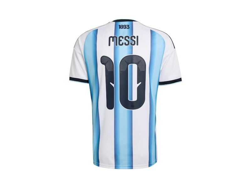 adidas Argentina 26 Home Authentic Messi Jersey White/Icey Blue/Light Blue