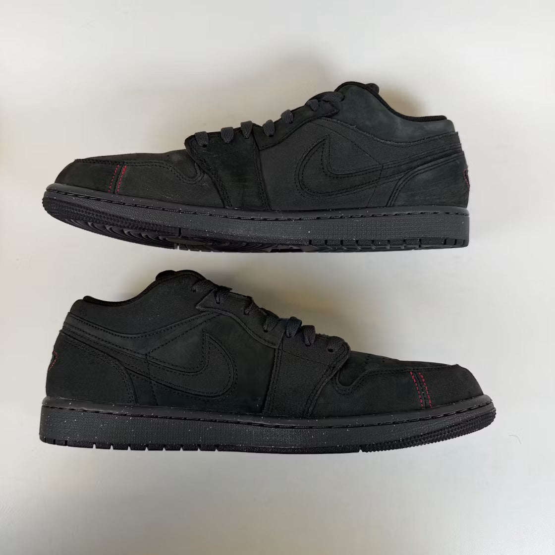 Used - Air Jordan 1 Low SE Craft Dark Smoke Grey Varsity Red - US M 11.5 - detail 3