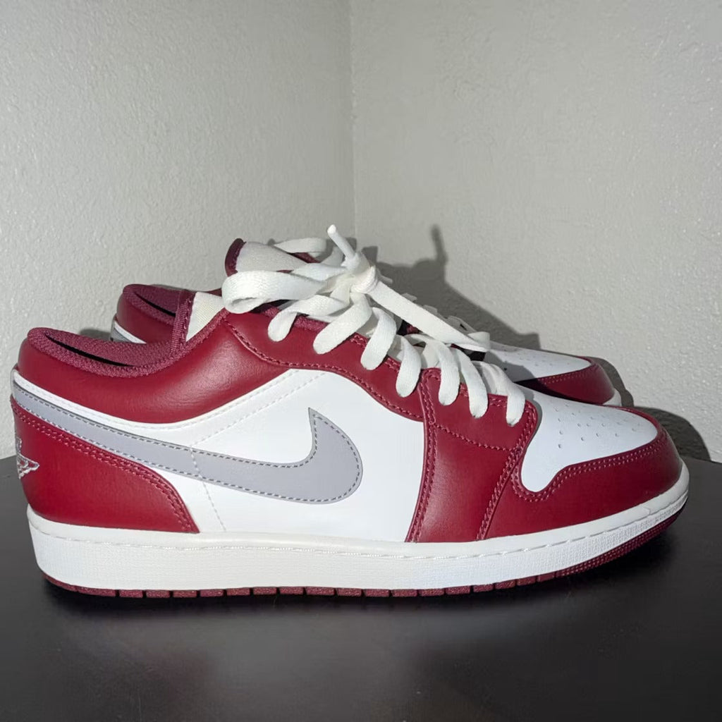Used - Air Jordan 1 Low White Bordeaux - US M 11 - detail 1