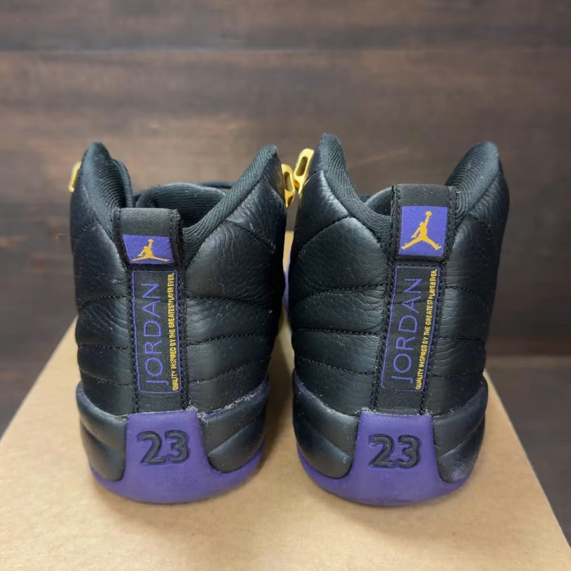 Used - Air Jordan 12 Retro Field Purple (GS) - US 4.5Y - detail 4