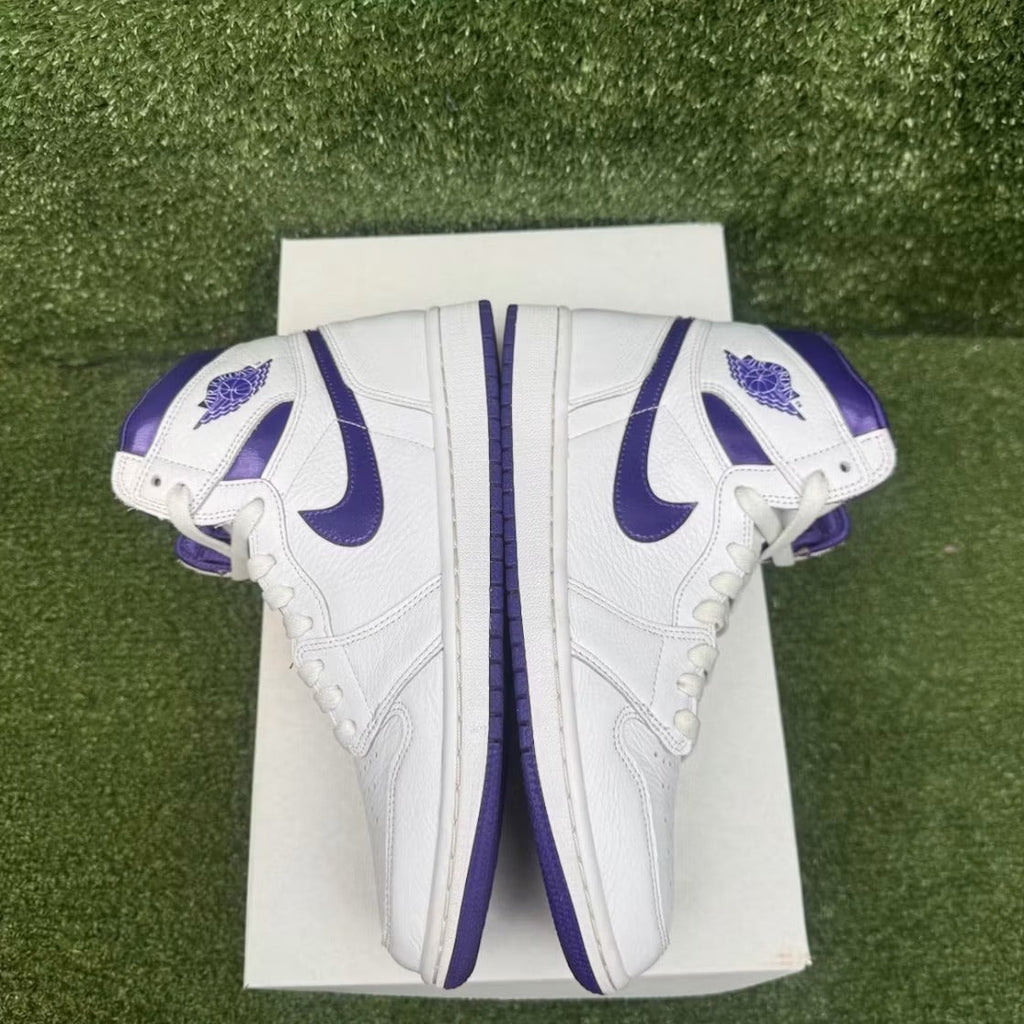 Used - Air Jordan 1 Retro High Court Purple (Women's) - US W 9.5 - detail 4