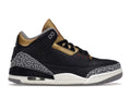 Used - Air Jordan 3 Retro Black Cement Gold (Women's) - US W 9 - catalog main image
