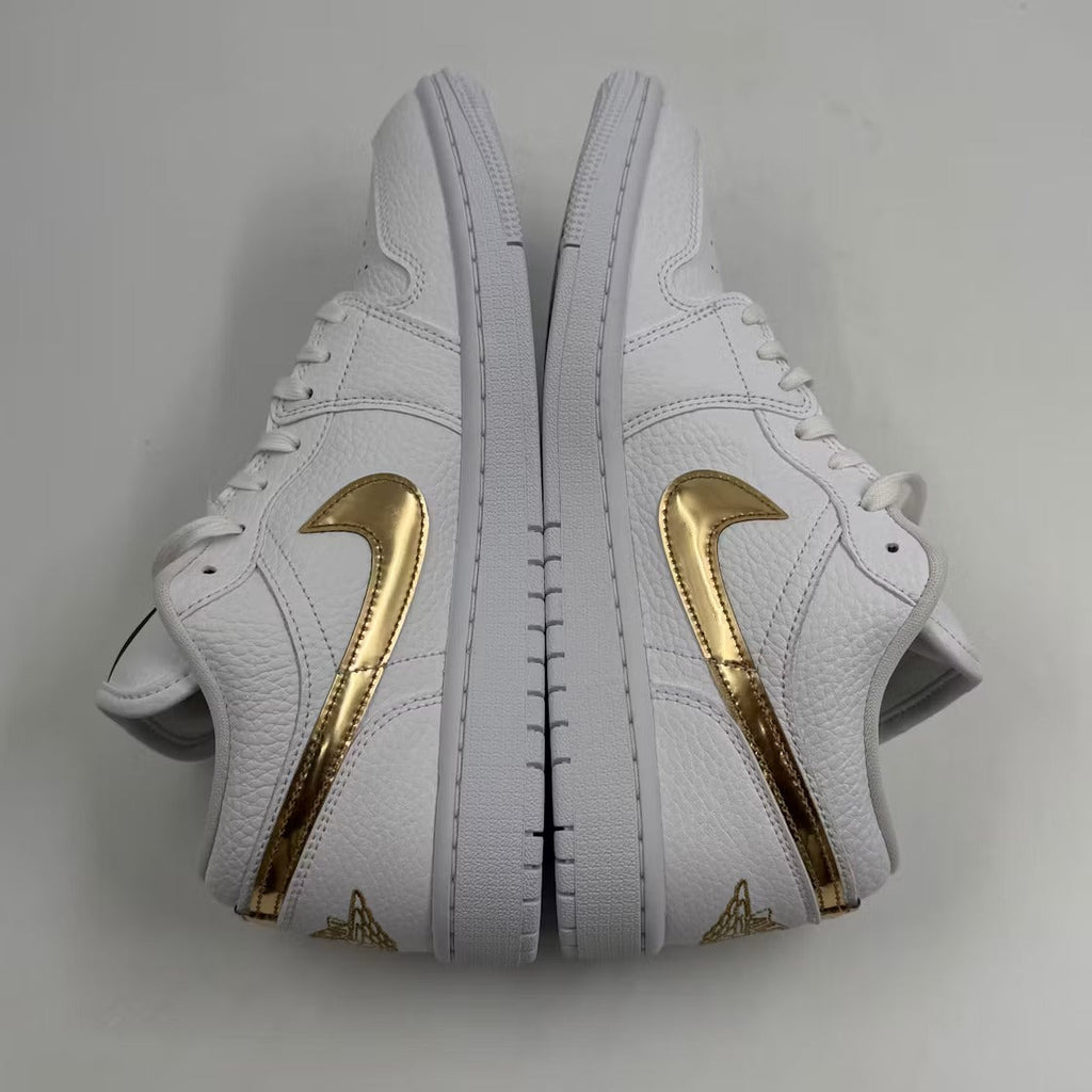Air Jordan 1 Low White Metallic Gold (Women's) - US W 8.5 - New - Other - detail 3