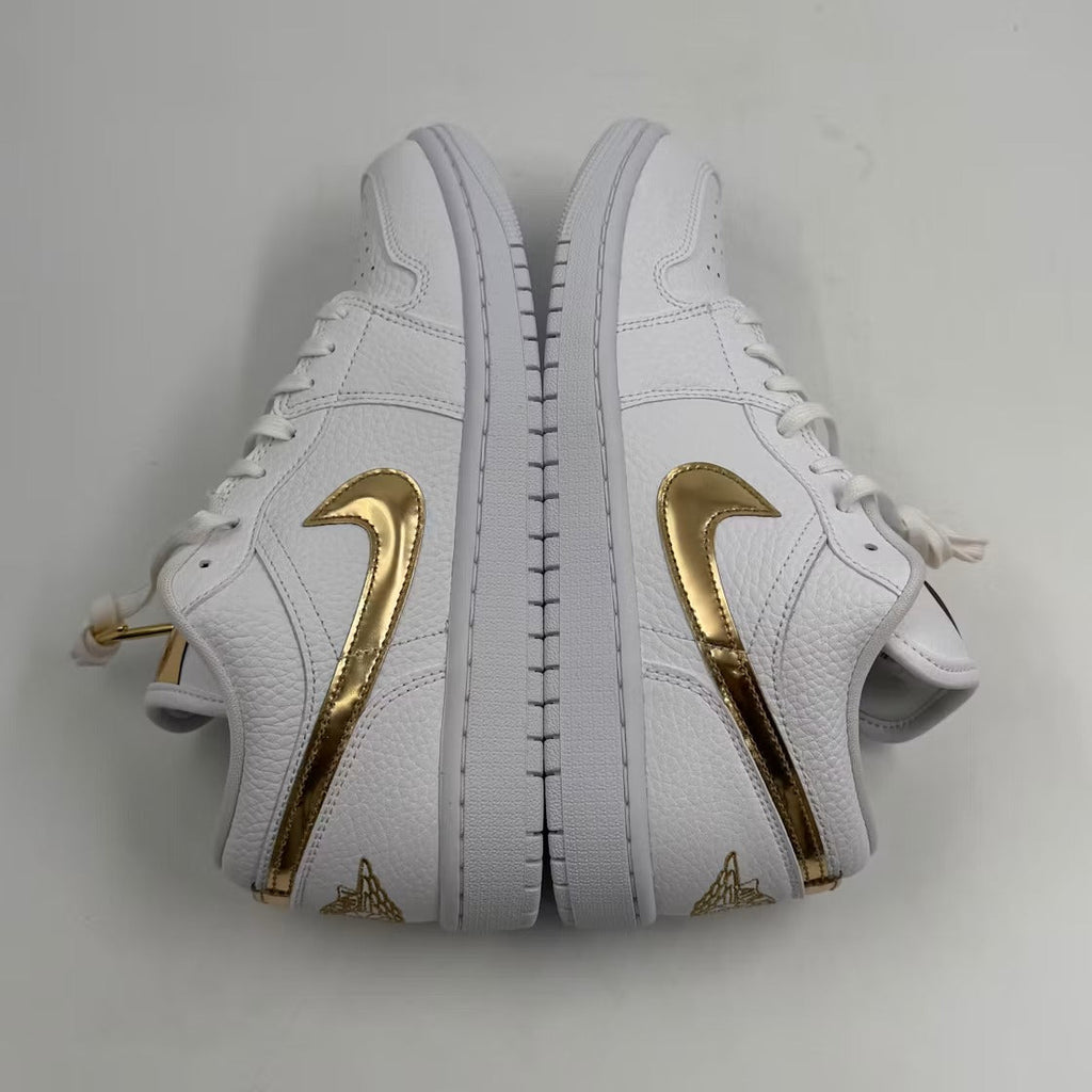 Air Jordan 1 Low White Metallic Gold (Women's) - US W 8.5 - New - Other - detail 2
