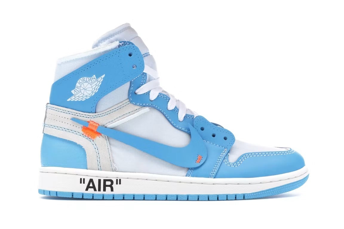 Used - Air Jordan 1 Retro High Off-White University Blue - US M 9.5 - catalog main image