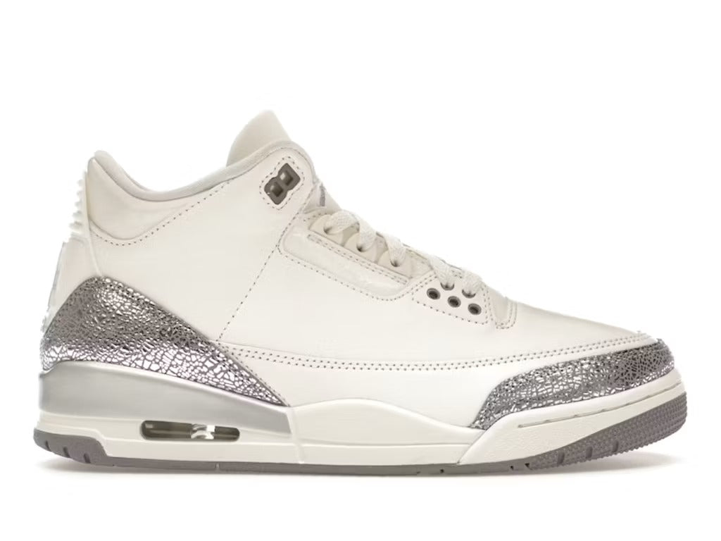 Used - Air Jordan 3 Retro Sail Cement Grey (Women's) - US W 7.5 - catalog main image