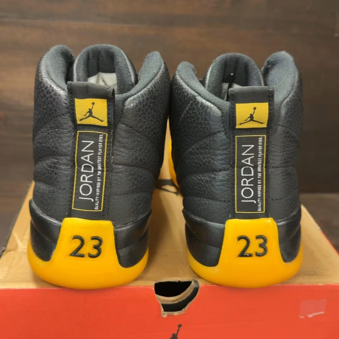 Used - Air Jordan 12 Retro Black University Gold - US M 10.5 - detail 4