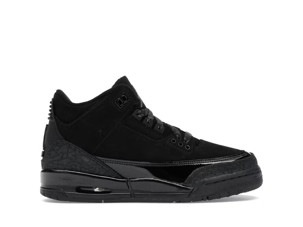 Used - Air Jordan 3 Retro Black Cat (2025) (GS) - US 6.5Y - catalog main image