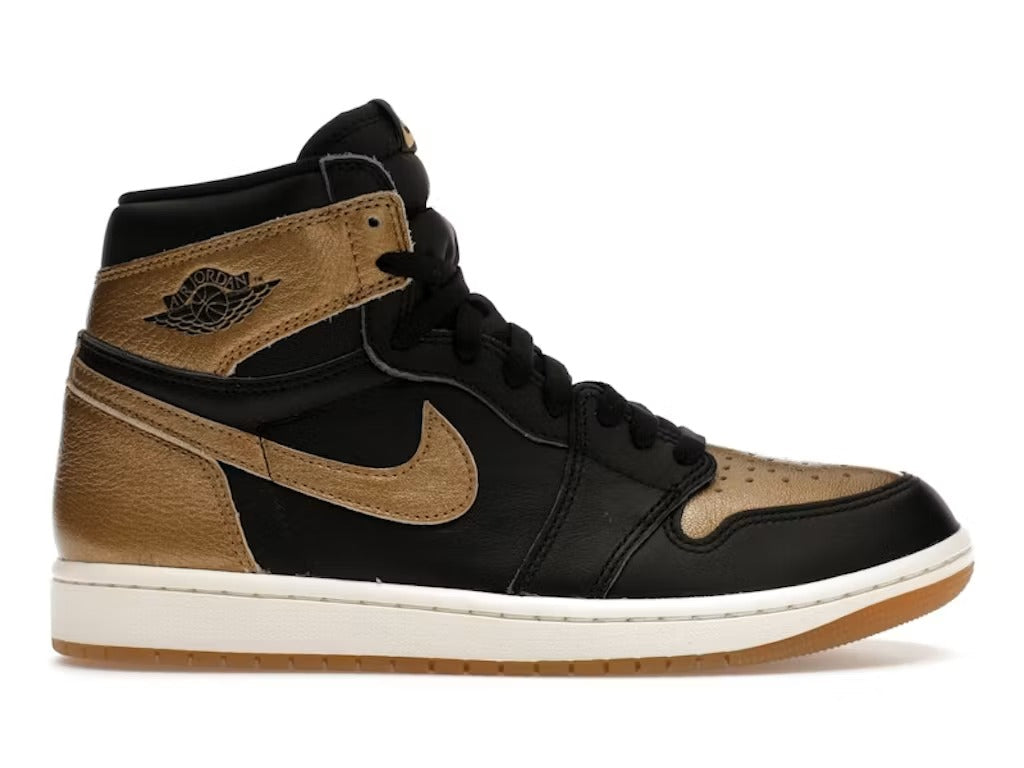 Air Jordan 1 Retro High OG Black Metallic Gold - US M 9.5 - New - Other - catalog main image
