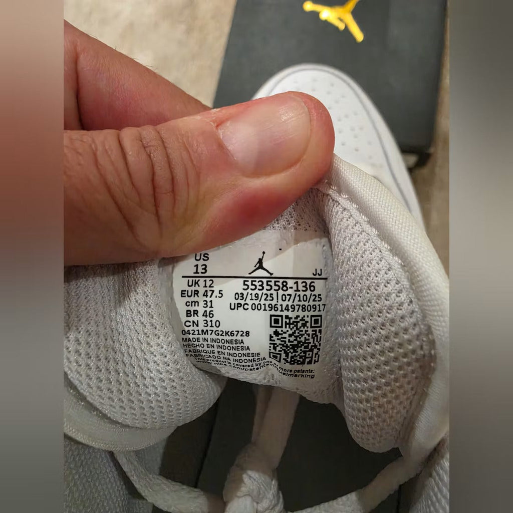 Air Jordan 1 Low Triple White - US M 13 - New - Other - detail 4