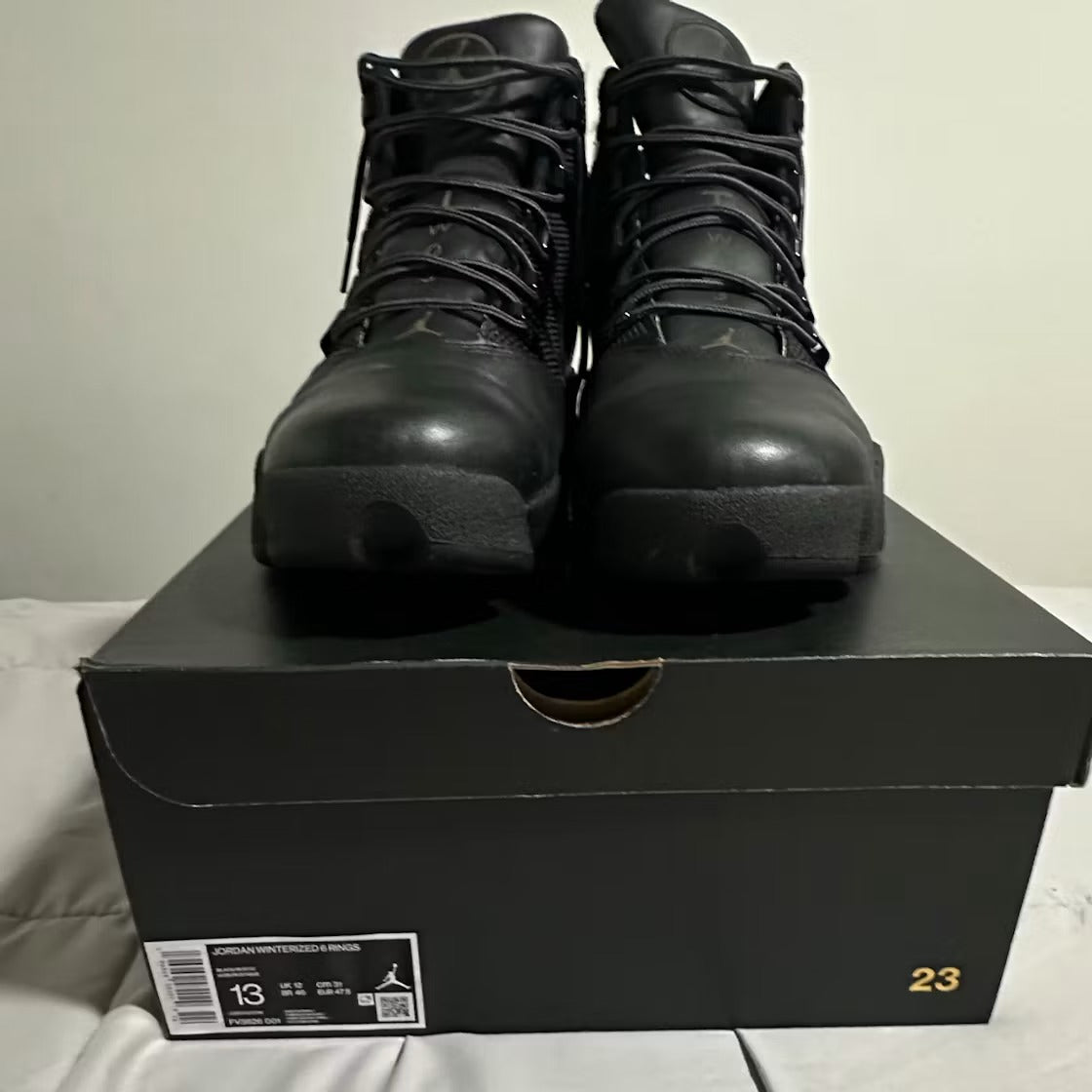 Used - Air Jordan 6 Rings Winterized Black (2023) - US M 13 - detail 1
