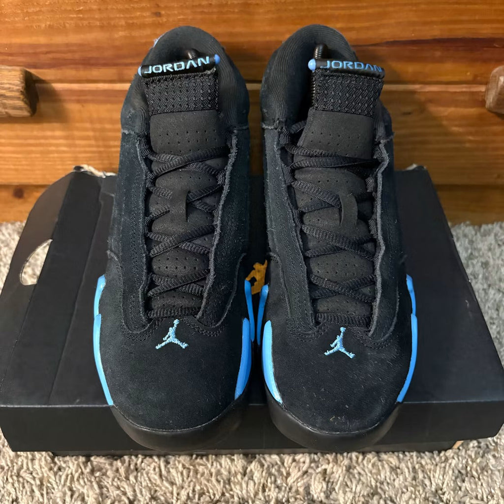 Used - Air Jordan 14 Retro Black University Blue (2026) (GS) - US 7Y - detail 3