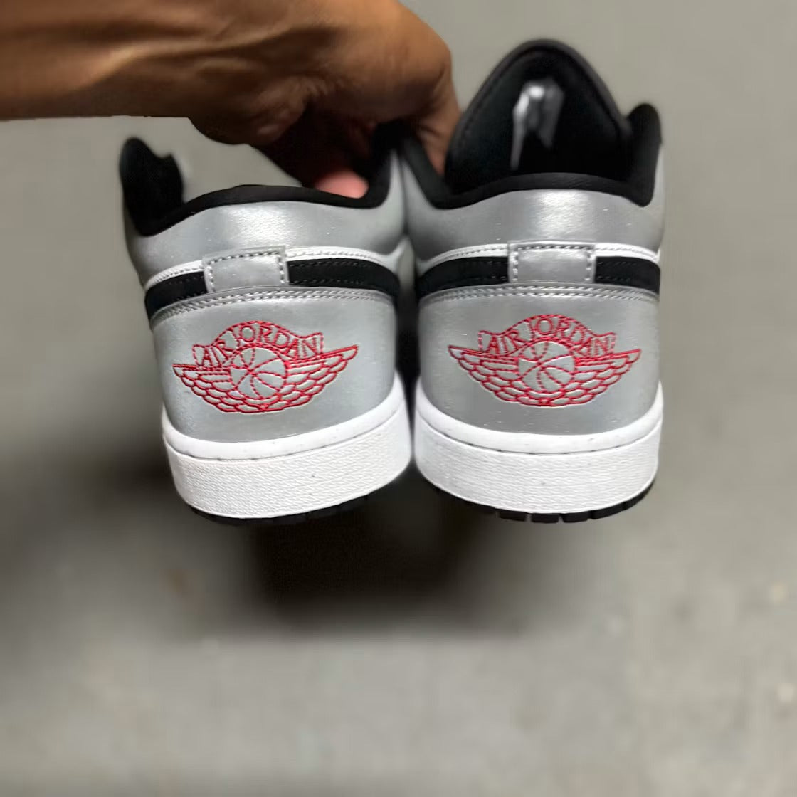 Air Jordan 1 Low SE White Fire Red Black Matte Silver - US M 11.5 - New - Other - detail 4