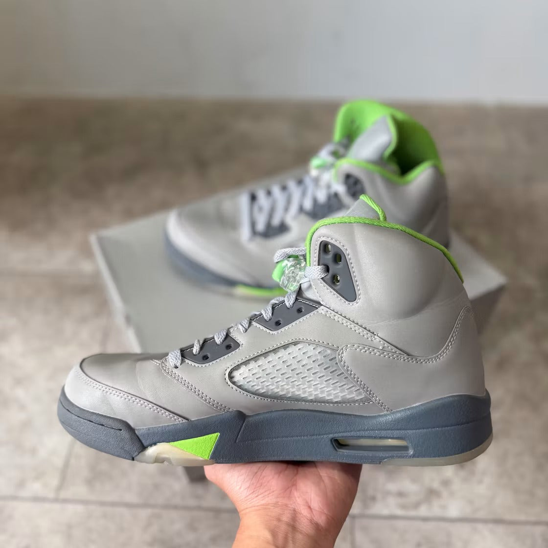 Used - Air Jordan 5 Retro Green Bean (2022) - US M 10.5 - detail 3