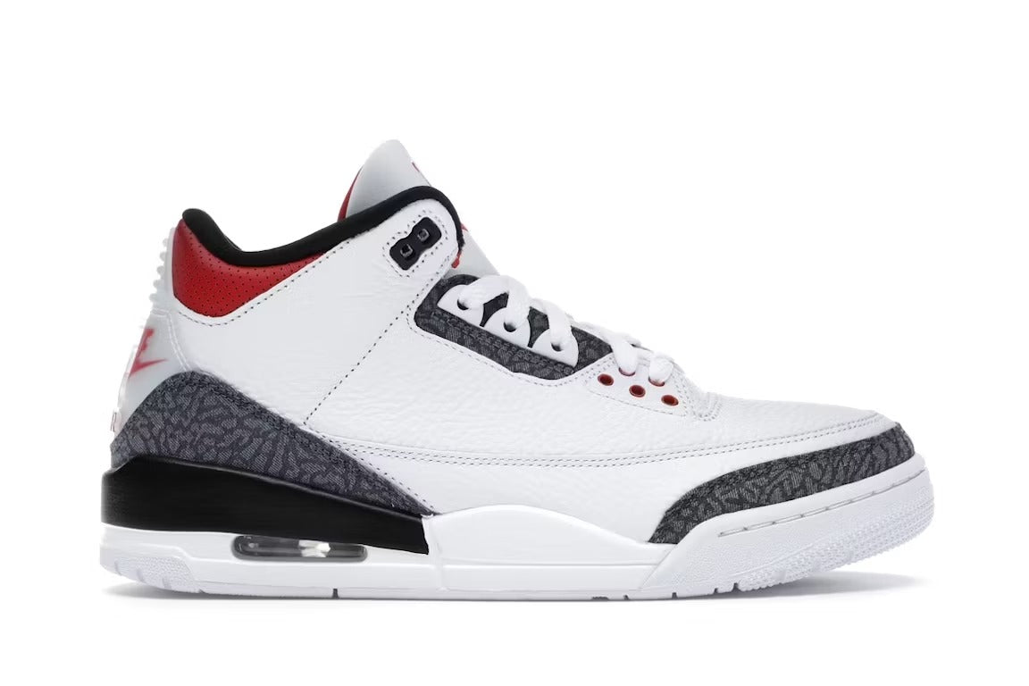 Used - Air Jordan 3 Retro SE Fire Red Denim (2020) - US M 12 - catalog main image