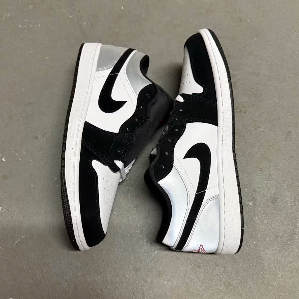 Air Jordan 1 Low SE White Fire Red Black Matte Silver - US M 11.5 - New - Other - detail 1