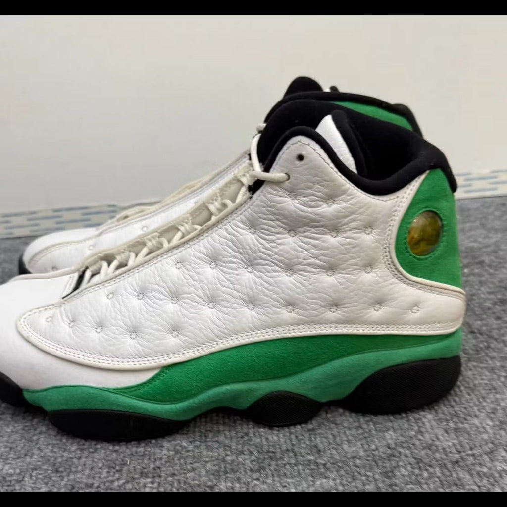 Used - Air Jordan 13 Retro White Lucky Green - US M 12 - detail 4