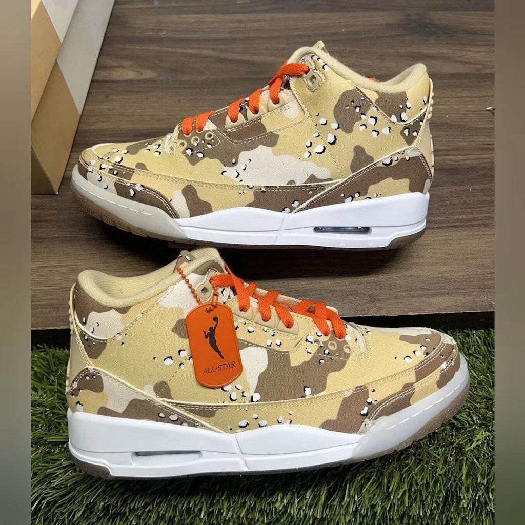 Used - Air Jordan 3 Retro WNBA Desert Camo (Women's) - US W 9.5 - detail 1