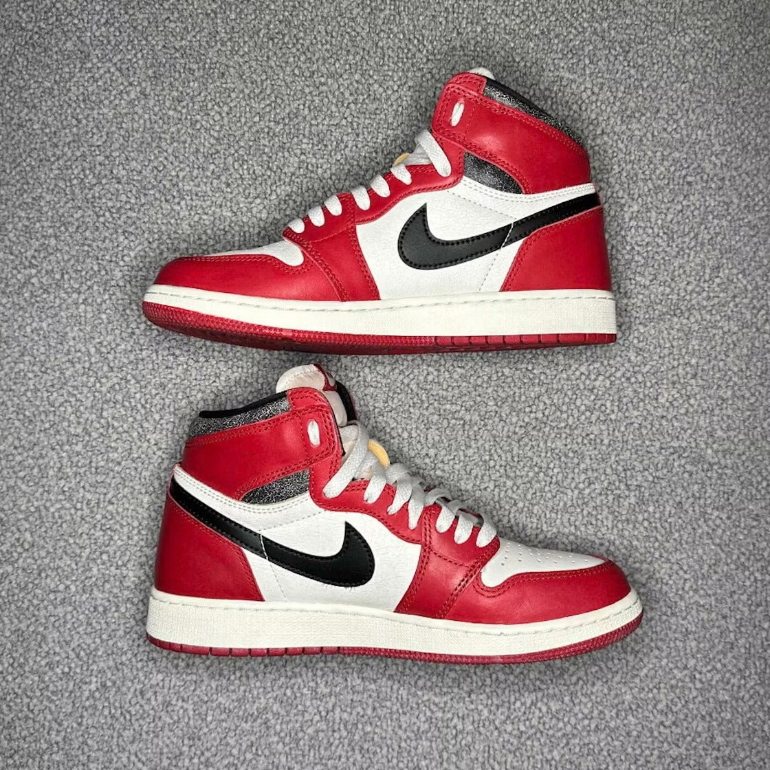 Used - Air Jordan 1 Retro High OG Chicago Lost and Found (GS) - US 7Y - detail 2