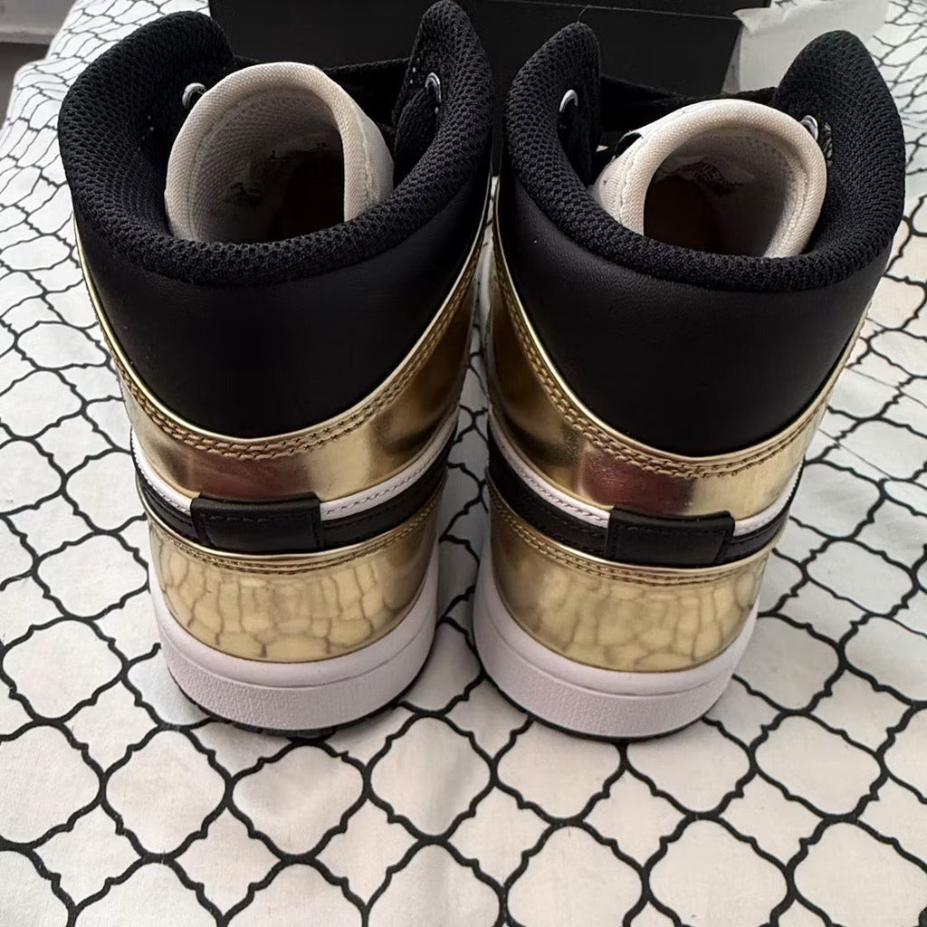 Air Jordan 1 Mid Metallic Gold Black White - US M 7 - New - Other - detail 4