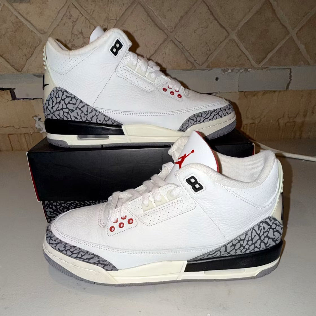Used - Air Jordan 3 Retro White Cement Reimagined (GS) - US 7Y - detail 3